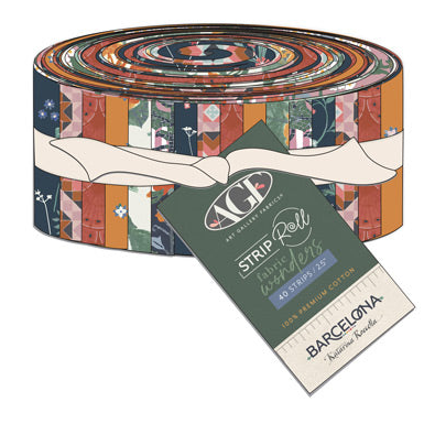 2.5" Strips | Barcelona | Strip Roll Fabric Wonders | Designed by Katrina Roccella
