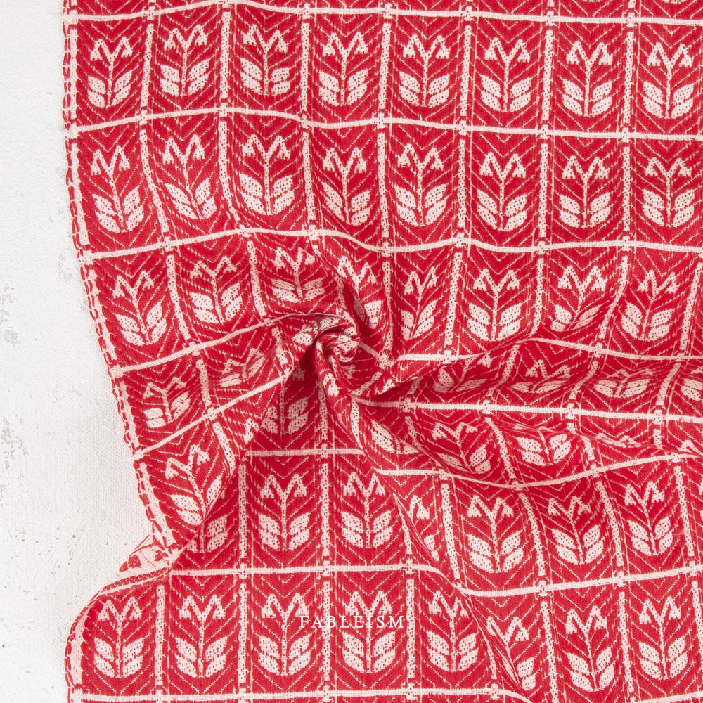 Pre-Order | Linnea in Red (Jacquard) | SWM-203-LNA-RED | Swedish Meadow | Fableism Supply Co.