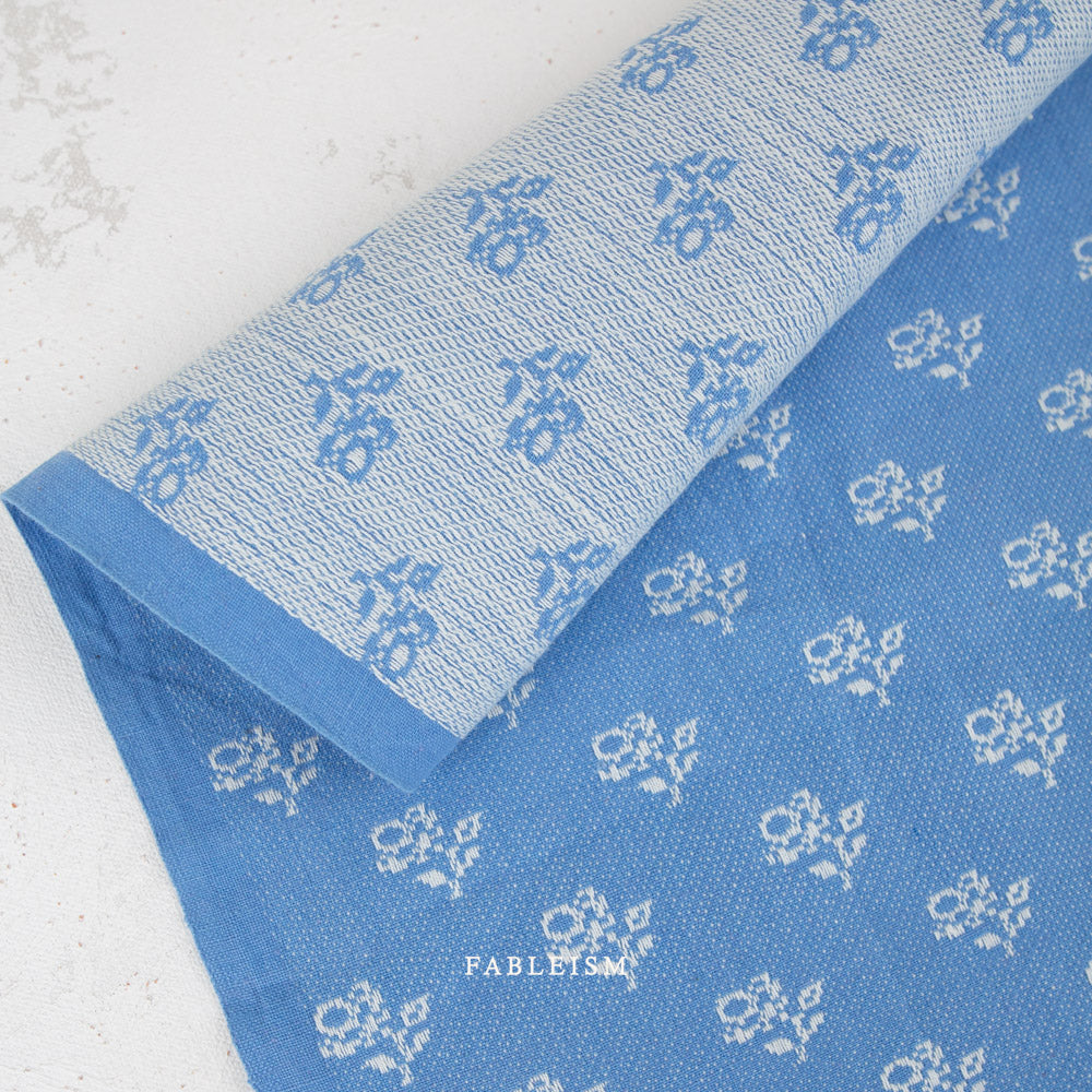 Pre-Order | Mini Roses in Larkspur (Jacquard) | SWM-205-MNR-LARKSPUR | Swedish Meadow | Fableism Supply Co.