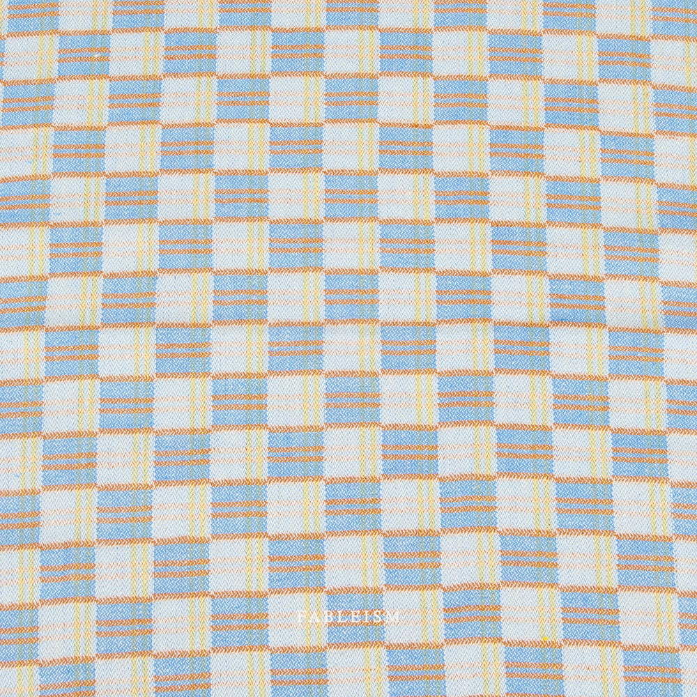 Pre-Order | Checks and Plaid in Larkspur | SWM-207-CNP-LARKSPUR | Swedish Meadow | Fableism Supply Co.