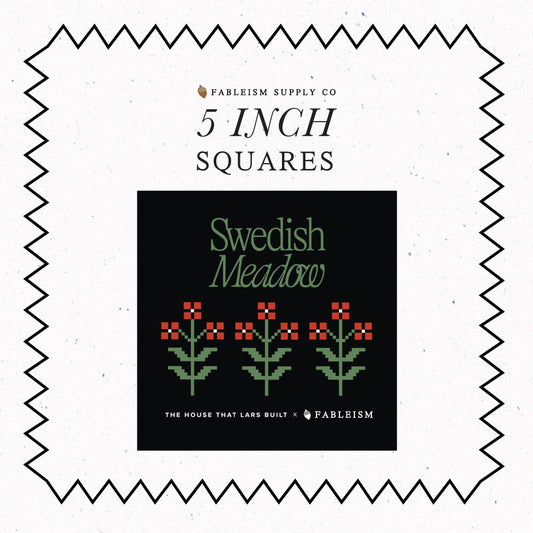 Pre-Order | Swedish Meadow 5″ Charm Squares | 48 Pieces | SWM-CP5 | Fableism Supply Co.