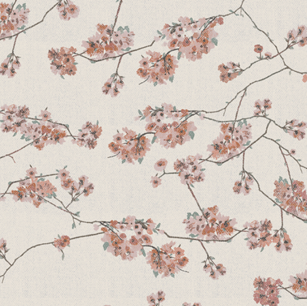 Blossoming Daphne | 4 1/2 yards backing