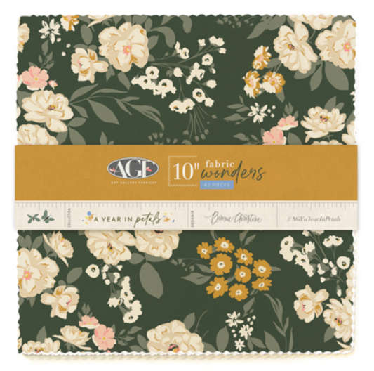 A Year in Petals | 10" Fabric Wonders | Bonnie Christine for AGF