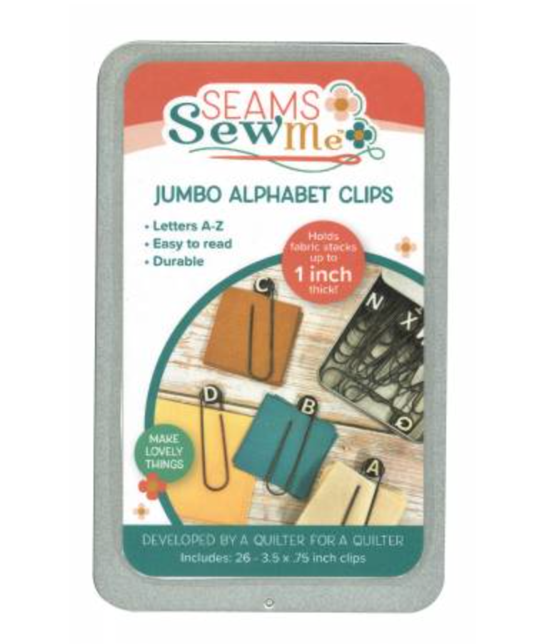 Seams Sew Me Jumbo Alphabet Clips