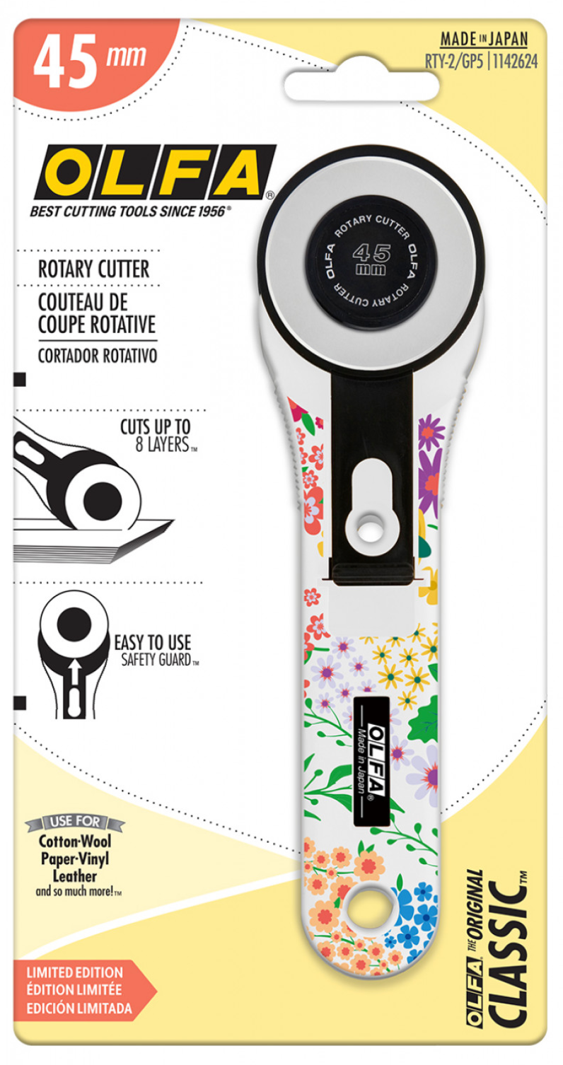 OLFA 45mm Printed Handle Rotary Cutter | Olfa