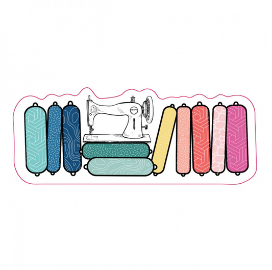 Fabric Bolts Sticker | Heather Valentine