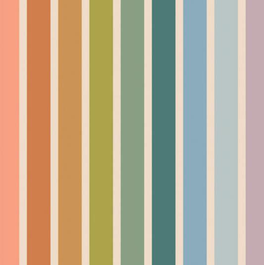 Summer Stripe | Slow Summer | Canvas