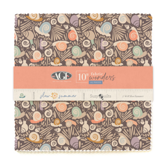 Slow Summer | 10" Fabric Wonders | Suzy Quilts for AGF