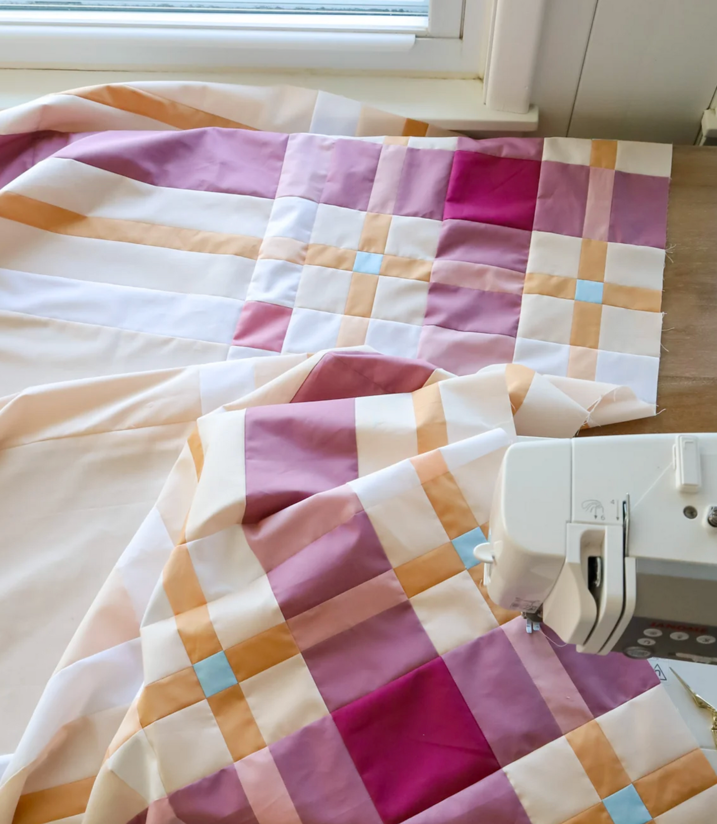 Upscale Plaid Quilt Paper Pattern | Lo & Behold Stitchery