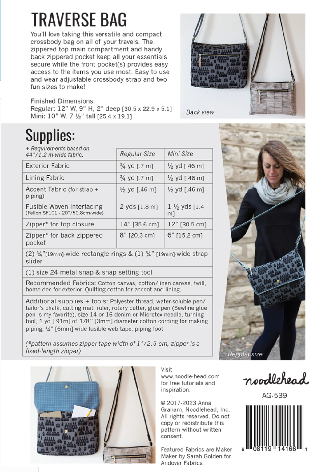 Traverse Bag | Noodlehead