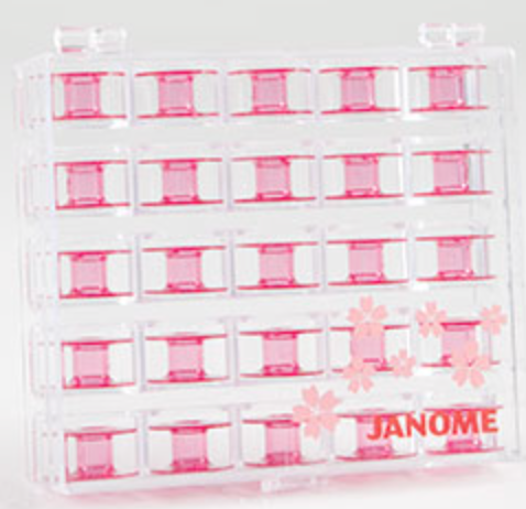 Janome 25 Bobbins w/case