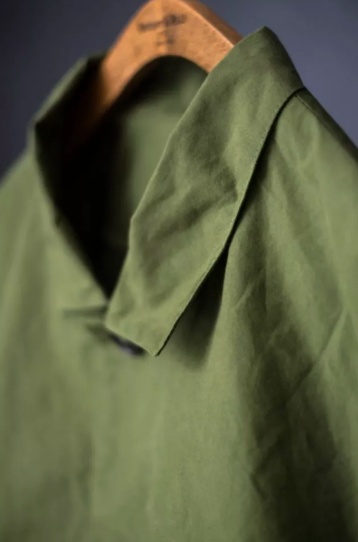 Dry Organic Cotton Oilskin Meadow Grass | Merchant & Mills