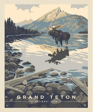 National Parks Poster Grand Teton | Riley and Blake Designs