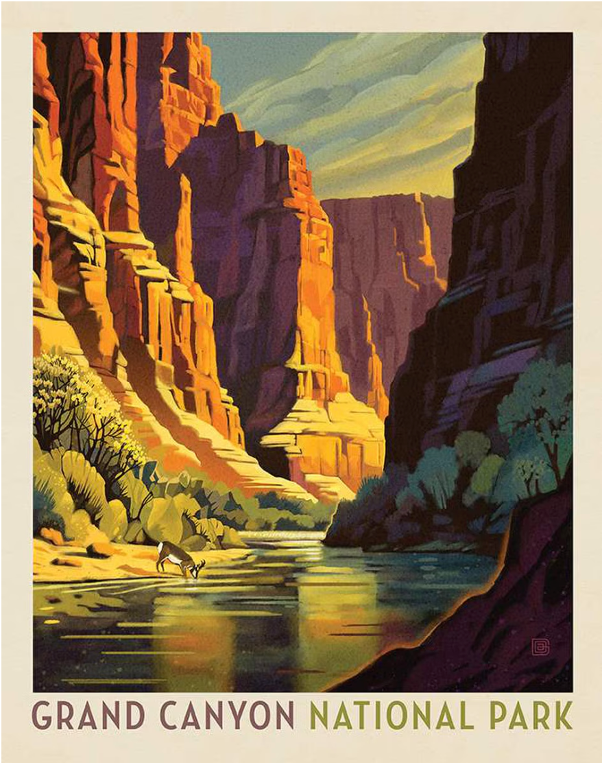 National Parks Poster Grand Canyon | Riley and Blake Designs