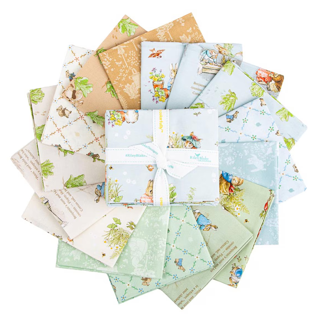 Peter Rabbit & Benjamin Bunny Fat Quarter Bundle | Riley and Blake Designs