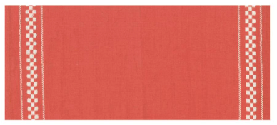 16" Rosie Woven Check Toweling | Red | Fig Tree & Co.