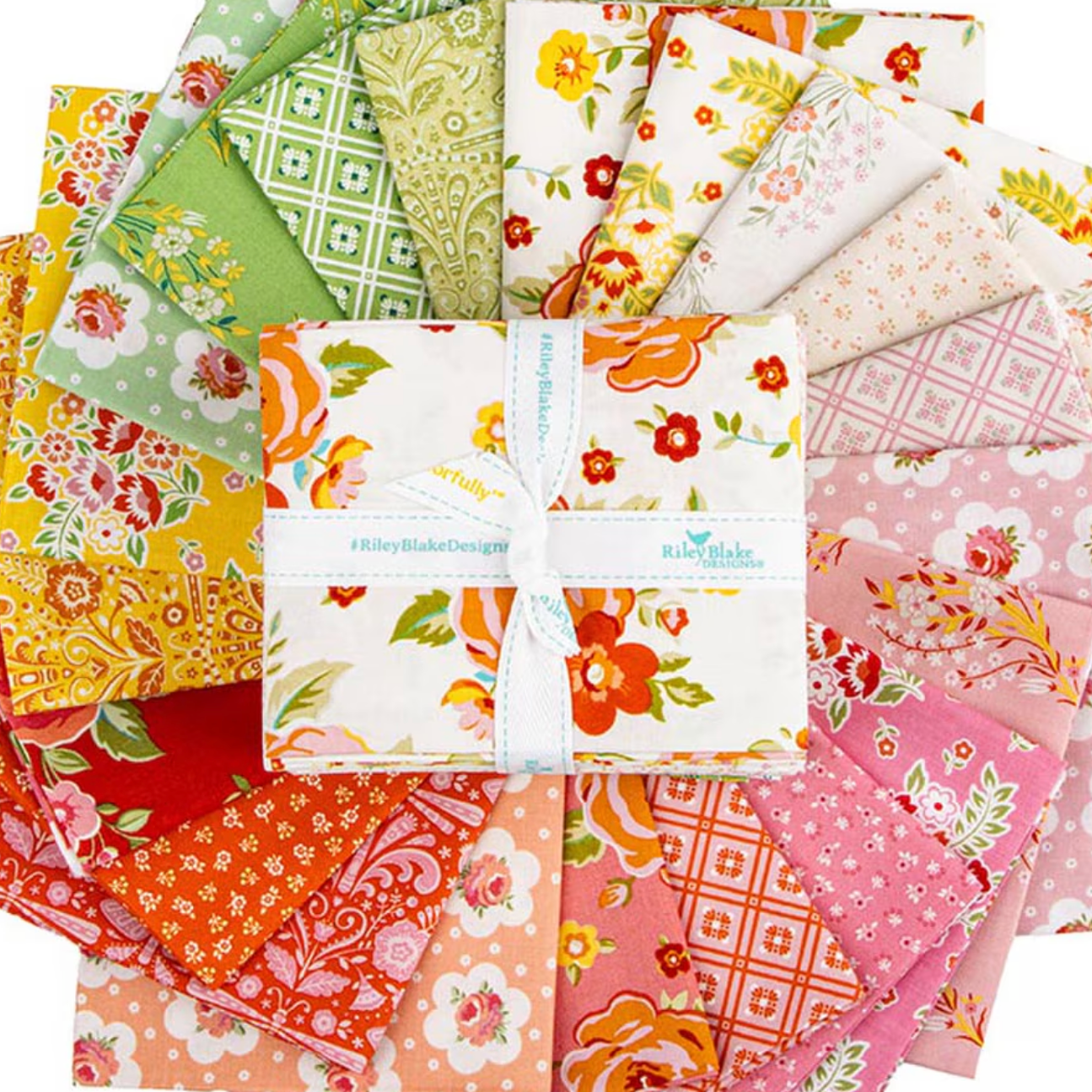 Peach Cobbler FQ Bundle 21pcs | Riley and Blake Designs