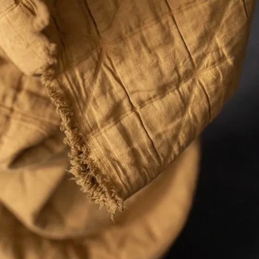 Merchant and Mills - Laine Mustard Jacquard Cotton