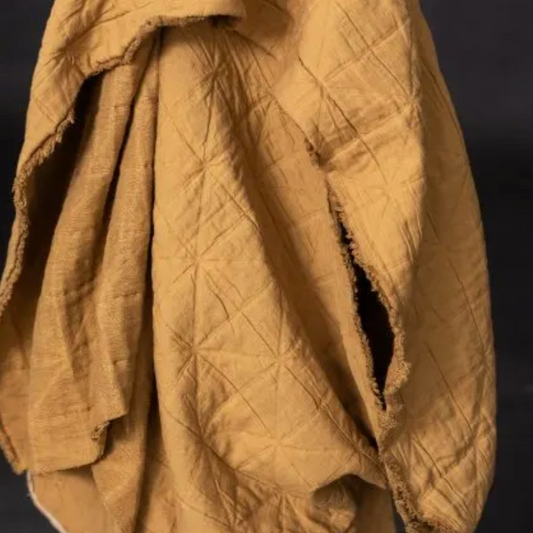 Merchant and Mills - Laine Mustard Jacquard Cotton