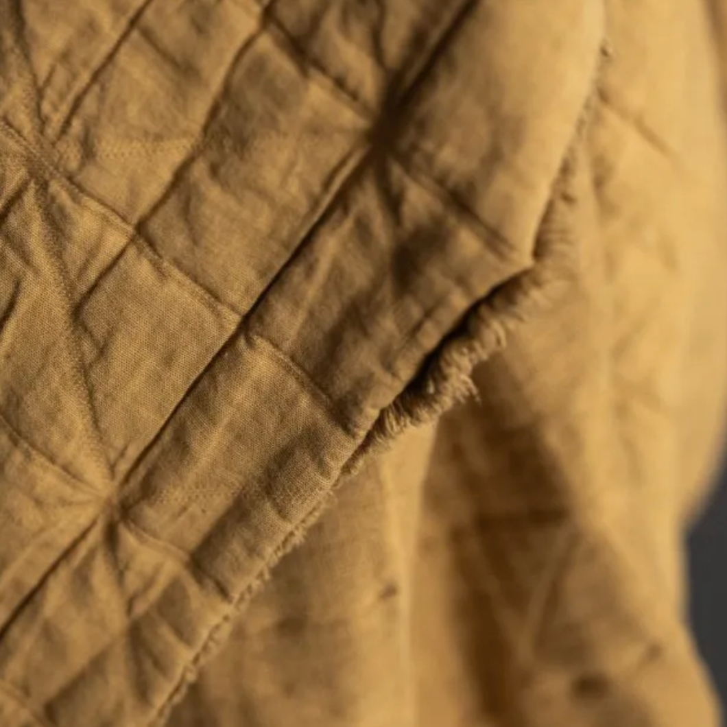 Merchant and Mills - Laine Mustard Jacquard Cotton