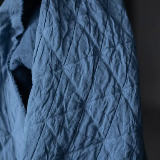 Merchant and Mills - Ahoy Blue Jacquard Cotton