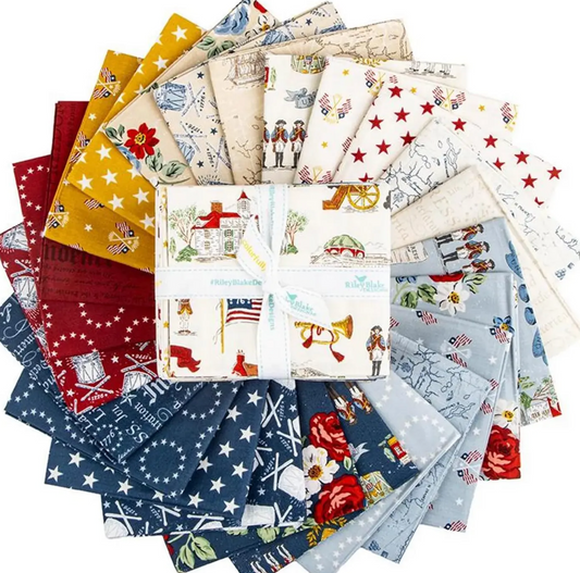 Independence FQ Bundle 25pcs | Riley and Blake Designs