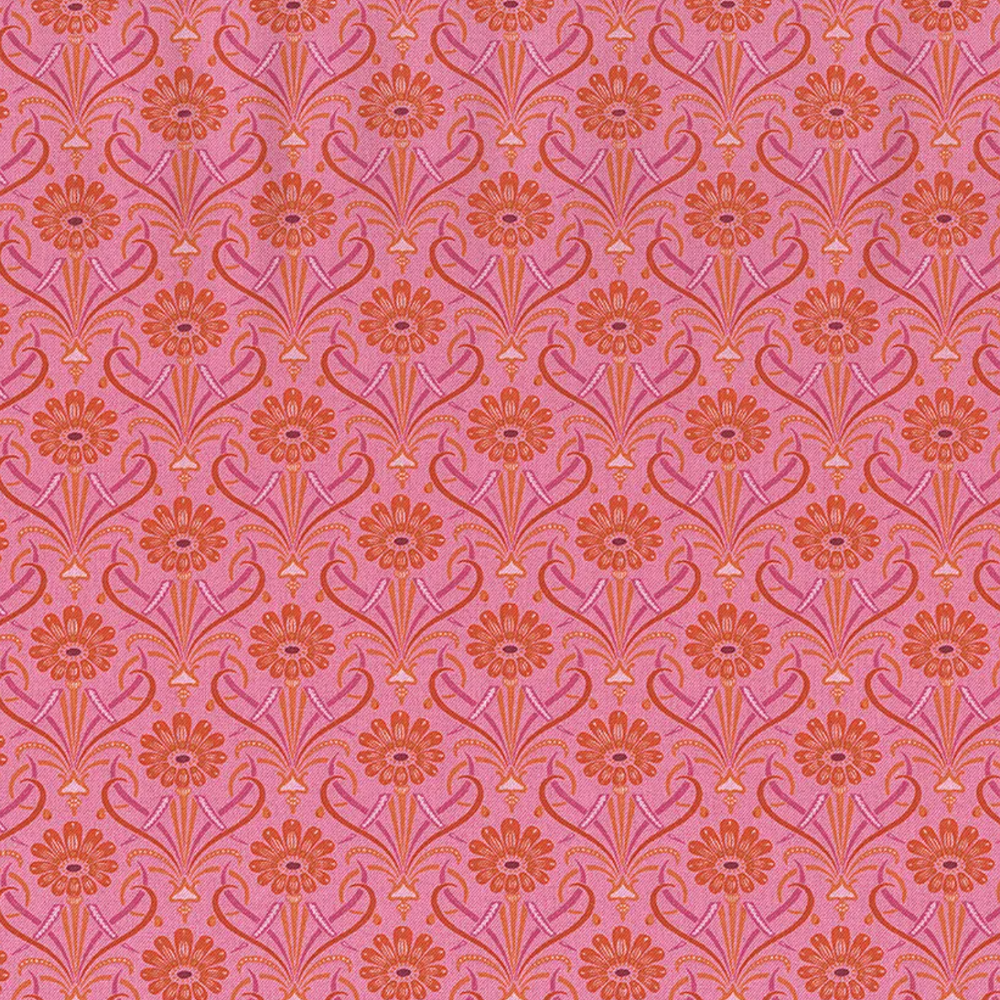 Kipling Gardens Fairweather Hot Pink | Lily Ashbury | Riley Blake Designs