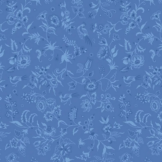 Kipling Gardens Haviland in Blueberry | Lily Ashbury | Riley Blake Designs