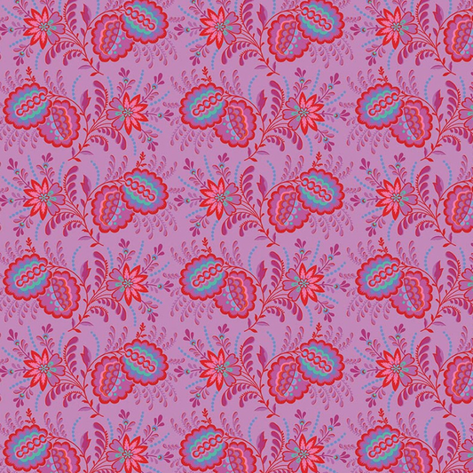 Kipling Gardens Pemberly in Violet  | Lily Ashbury | Riley Blake Designs