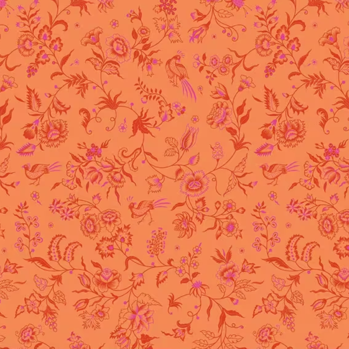 Kipling Gardens Haviland in Orange | Lily Ashbury | Riley Blake Designs