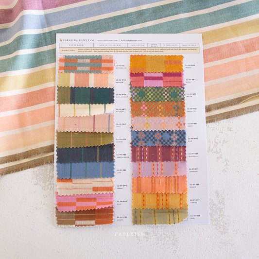 Lucky Loom | Swatch Card | Fableism Supply Co.