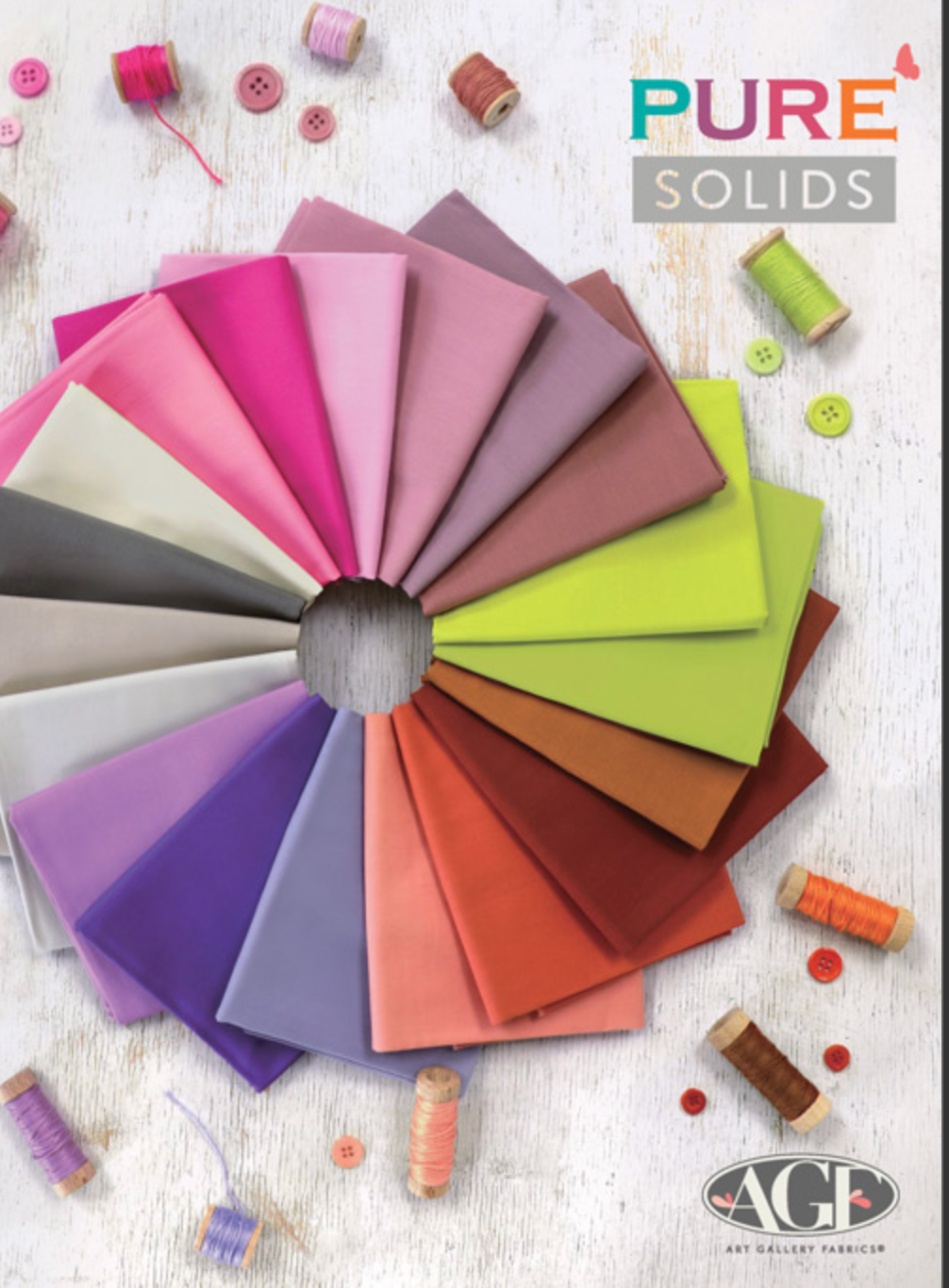 Color Card | AGF 227 PURE Solids collection
