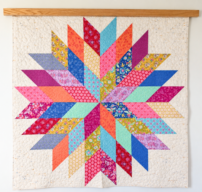 Homestead Star Throw Quilt Kit | Kipling Gardens | Pattern Included