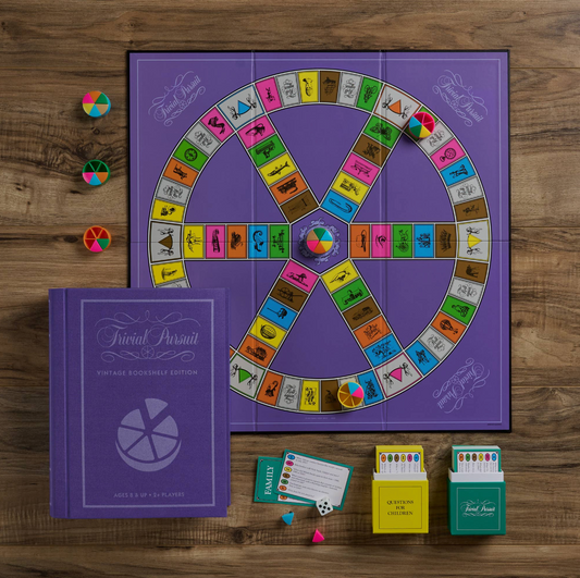 Vintage Bookshelf Classic Board Games | WS Game Company