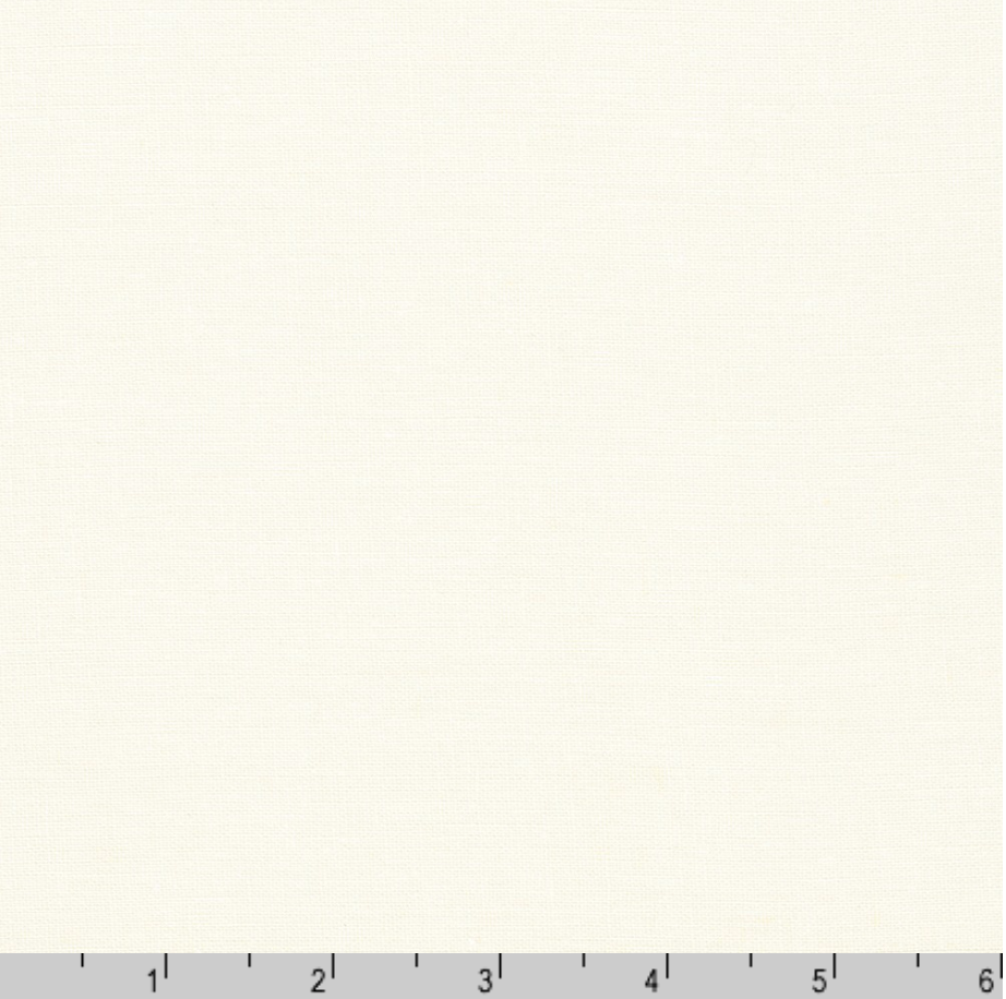 Essex fabric in Linen, E014-308, shown with a ruler for scale