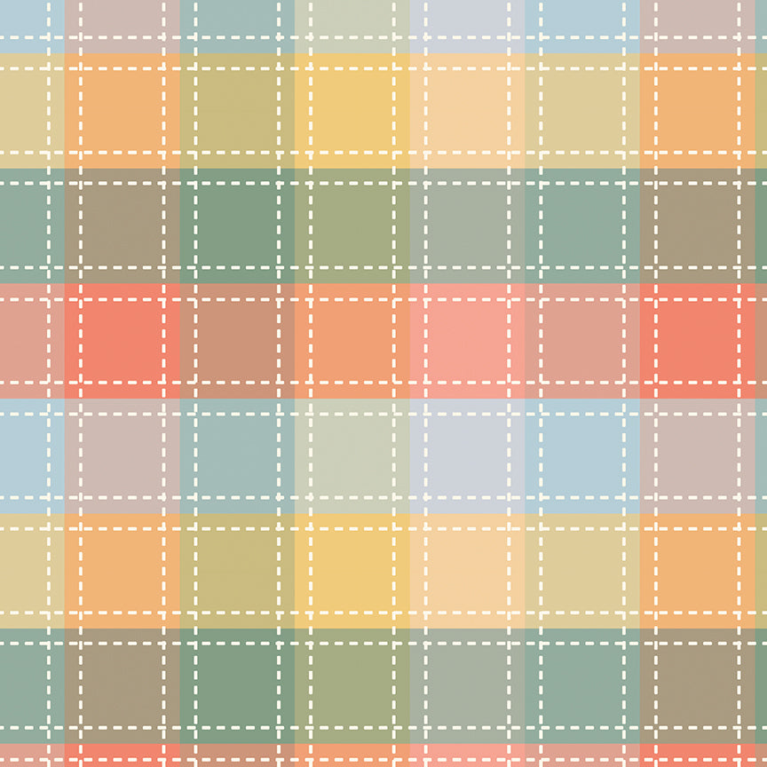 PRE-ORDER | Citrus Plaid WN18960 Woven | Riley & Blake Designs