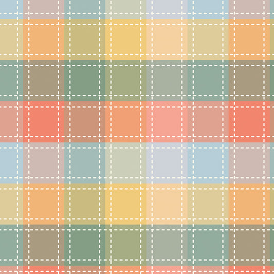 PRE-ORDER | Citrus Plaid WN18960 Woven | Riley & Blake Designs