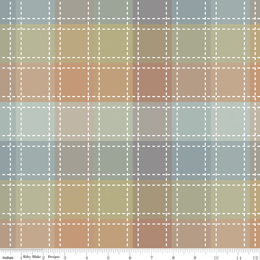 PRE-ORDER | Earthy Plaid WN18960 Woven | Riley & Blake Designs