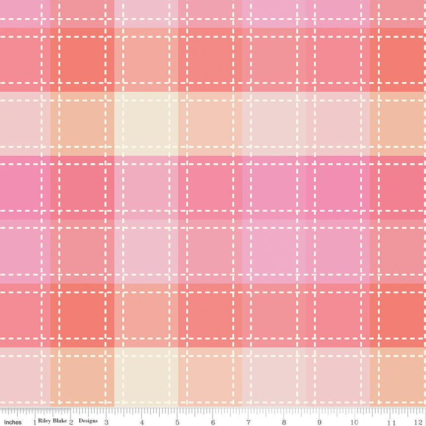 PRE-ORDER | Sunset Plaid WN18960 Woven | Riley & Blake Designs