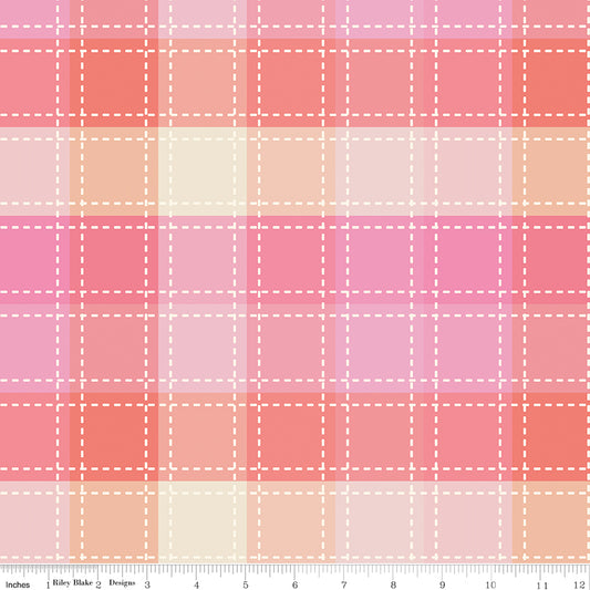 PRE-ORDER | Sunset Plaid WN18960 Woven | Riley & Blake Designs