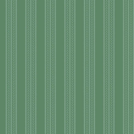 PRE-ORDER | Evergreen Stripe WN18961 Woven | Riley & Blake Designs
