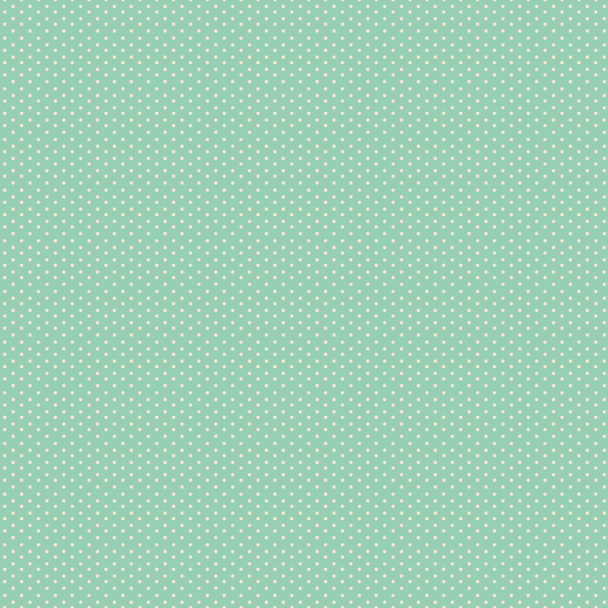 Mint WN18962 woven fabric with tiny cream details on a mint-green ground
