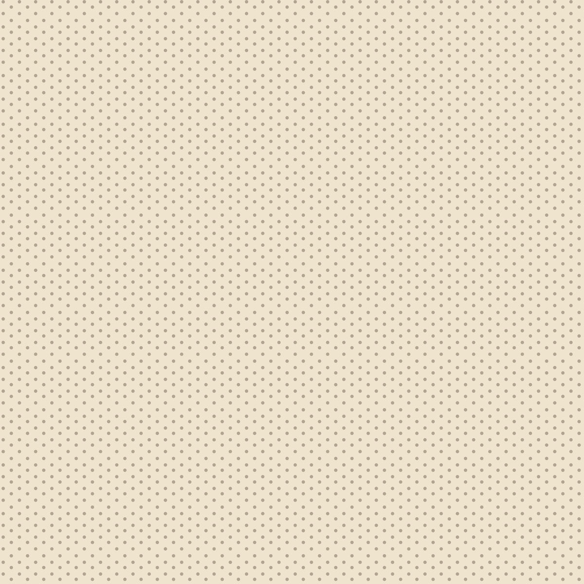 Dotty Sesame WN18962 woven fabric with gray-taupe dots on a cream ground