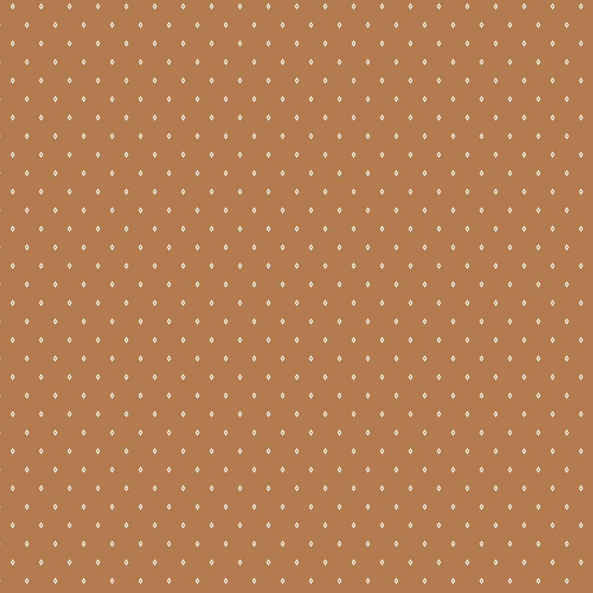 Diamond Ginger WN18963 woven fabric with cream diamonds on a ginger-brown ground