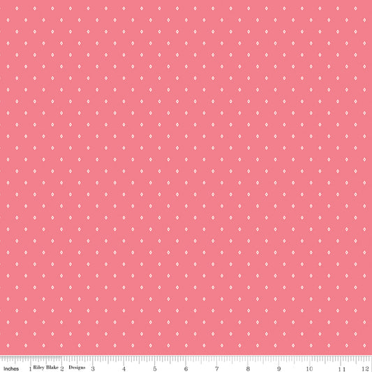 Diamond Nectar WN18963 fabric shown with an inch ruler for scale