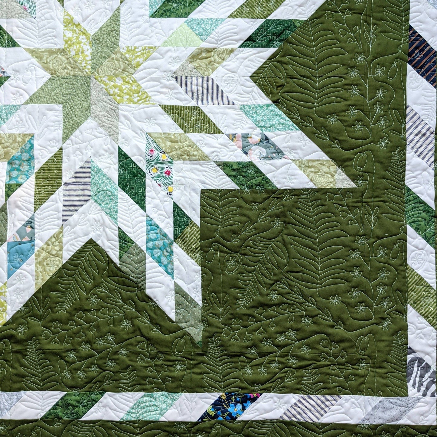 Plains and Pine - PP-05 Patchwork Lone Star Quilt Pattern