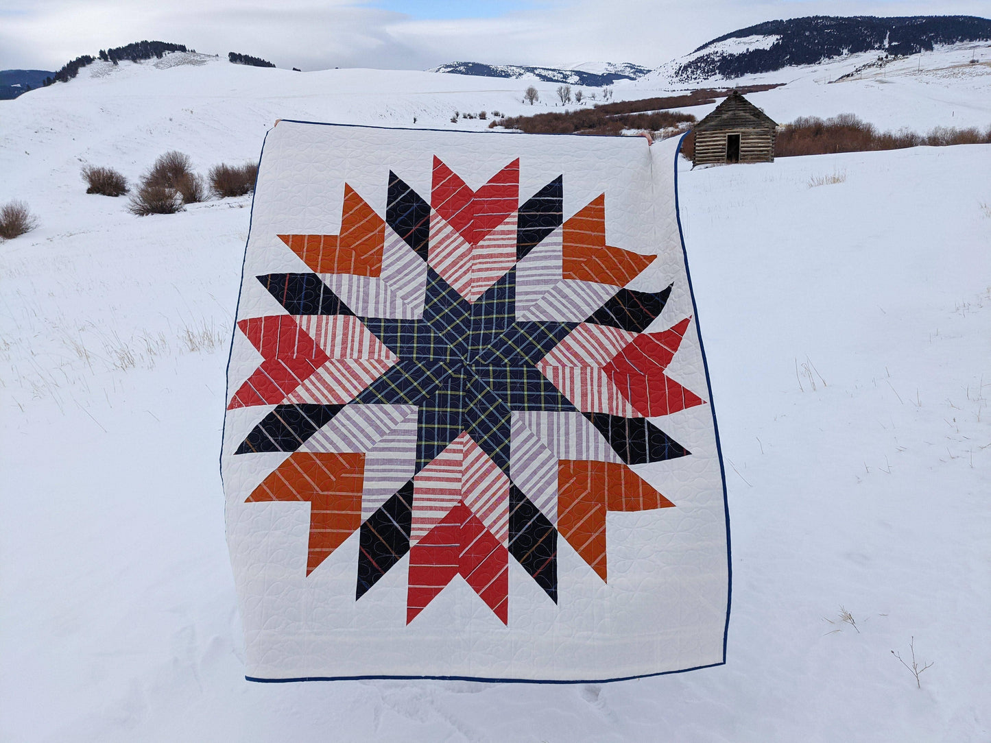 Plains and Pine - PP-02 Homestead Star Quilt Pattern 