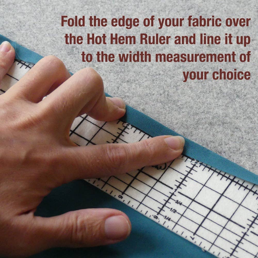 Madam Sew - Hot Hem Ruler - More than just an ironing tool !