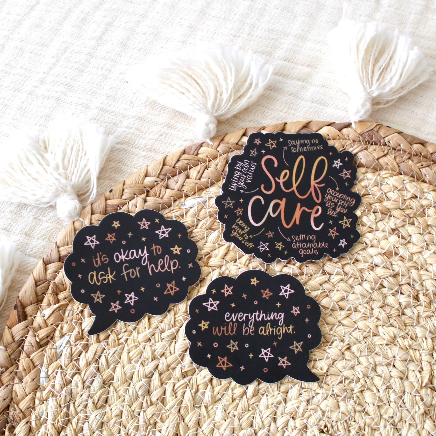 Elyse Breanne Design - Self Care Sticker, 2.75x2.75in