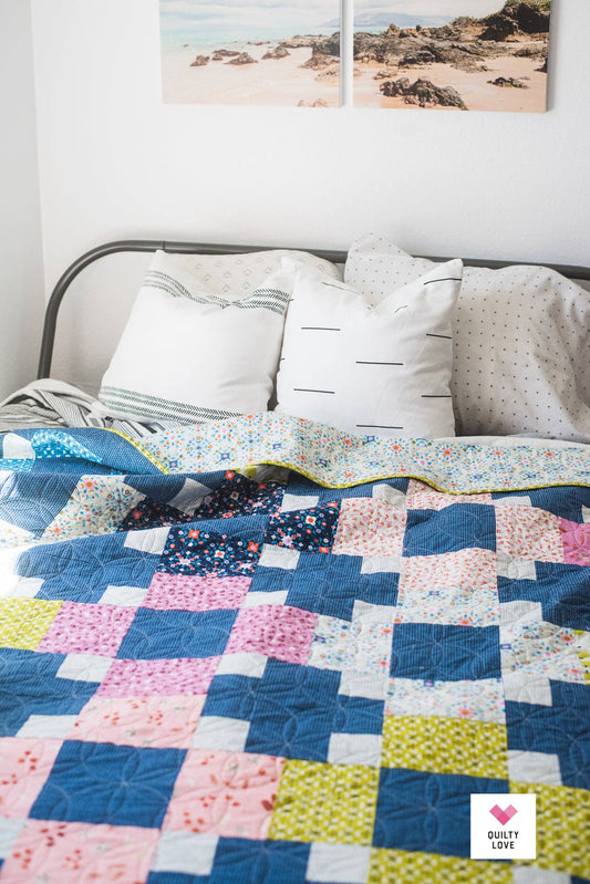 Quilty Love - Hopscotch II PAPER Quilt Pattern